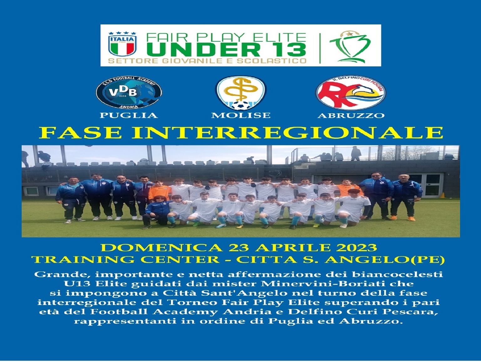 2023 CAMPIONI REGIONALI UNDER 13_ELITE